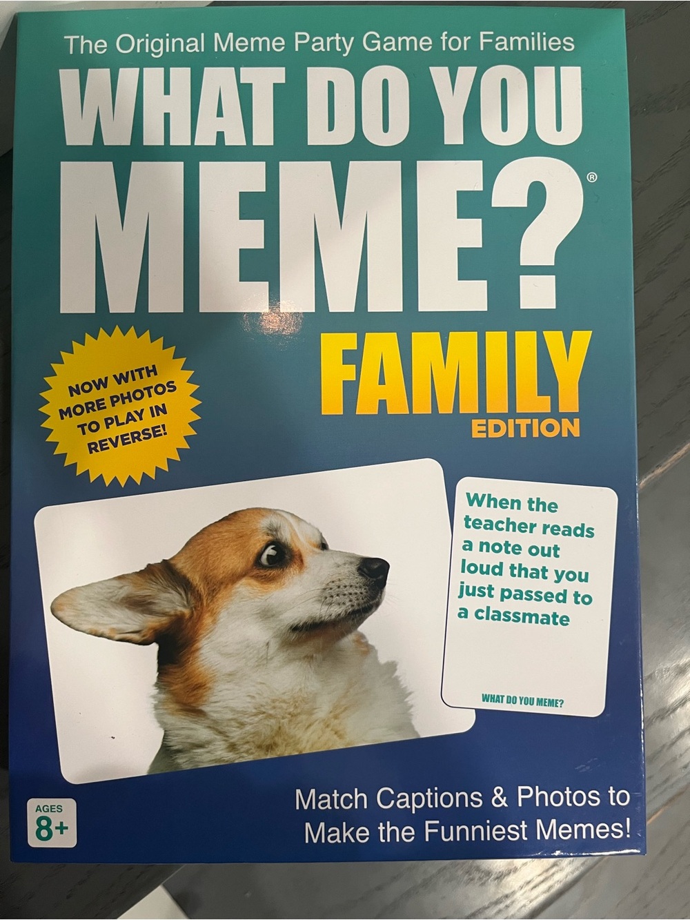 What Do You Meme? Family Edition - Teal Game Box